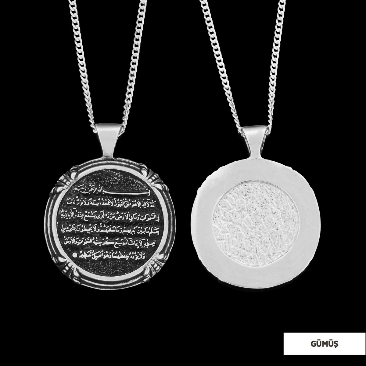 925 Ayar Gümüş Ayetel Kürsi Kolye 925 Ayar Gümüş Ayetel Kürsi Kolye