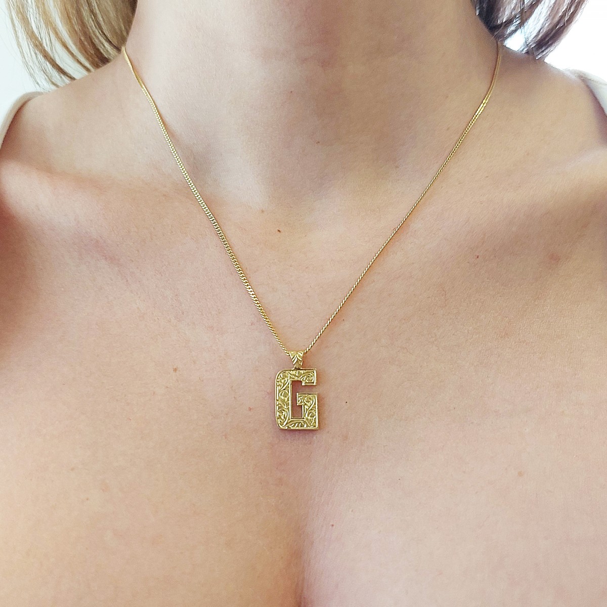 925 Ayar Gümüş Kişiye Özel İsminin Baş Harfi G Kadın Kolye 925 Ayar Gümüş Kişiye Özel İsminin Baş Harfi G Kadın Kolye