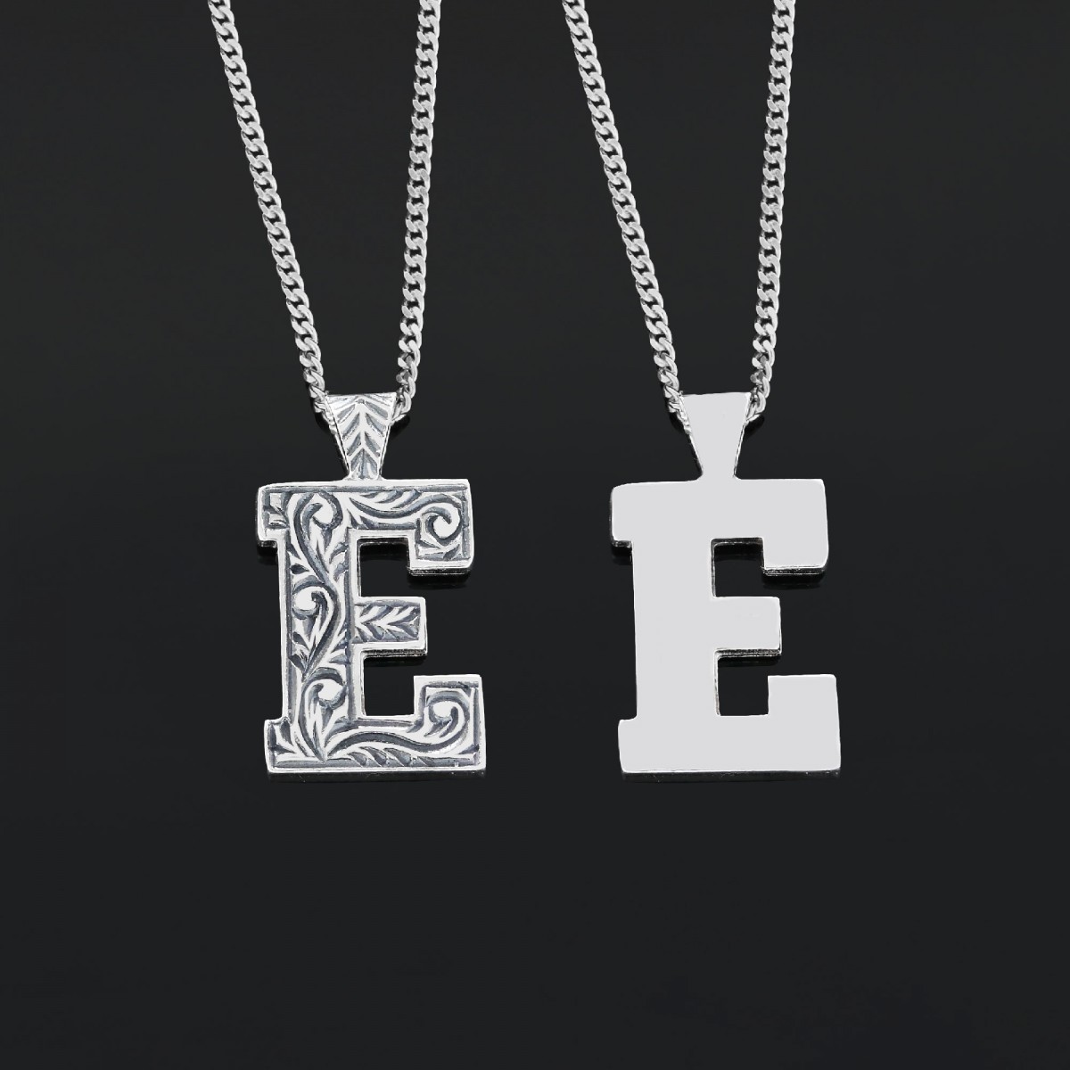 925 Ayar Gümüş Özel Tasarım El Yapımı E Harfli Kadın Kolye 925 Ayar Gümüş Özel Tasarım El Yapımı E Harfli Kadın Kolye