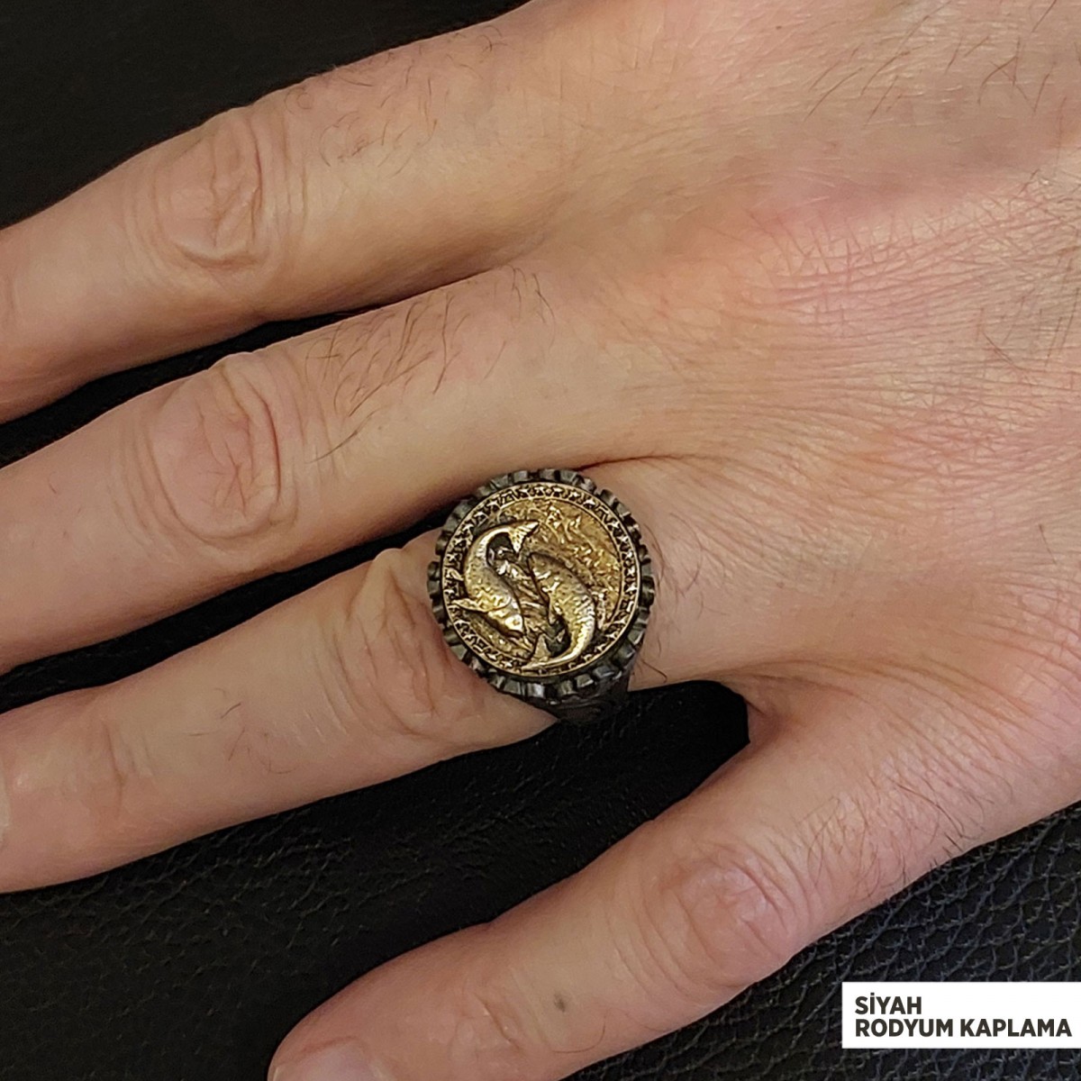 Balık Burcu Yüzük, 925 Ayar Gümüş Balık Burç Yüzük Balık Burcu Yüzük, 925 Ayar Gümüş Balık Burç Yüzük