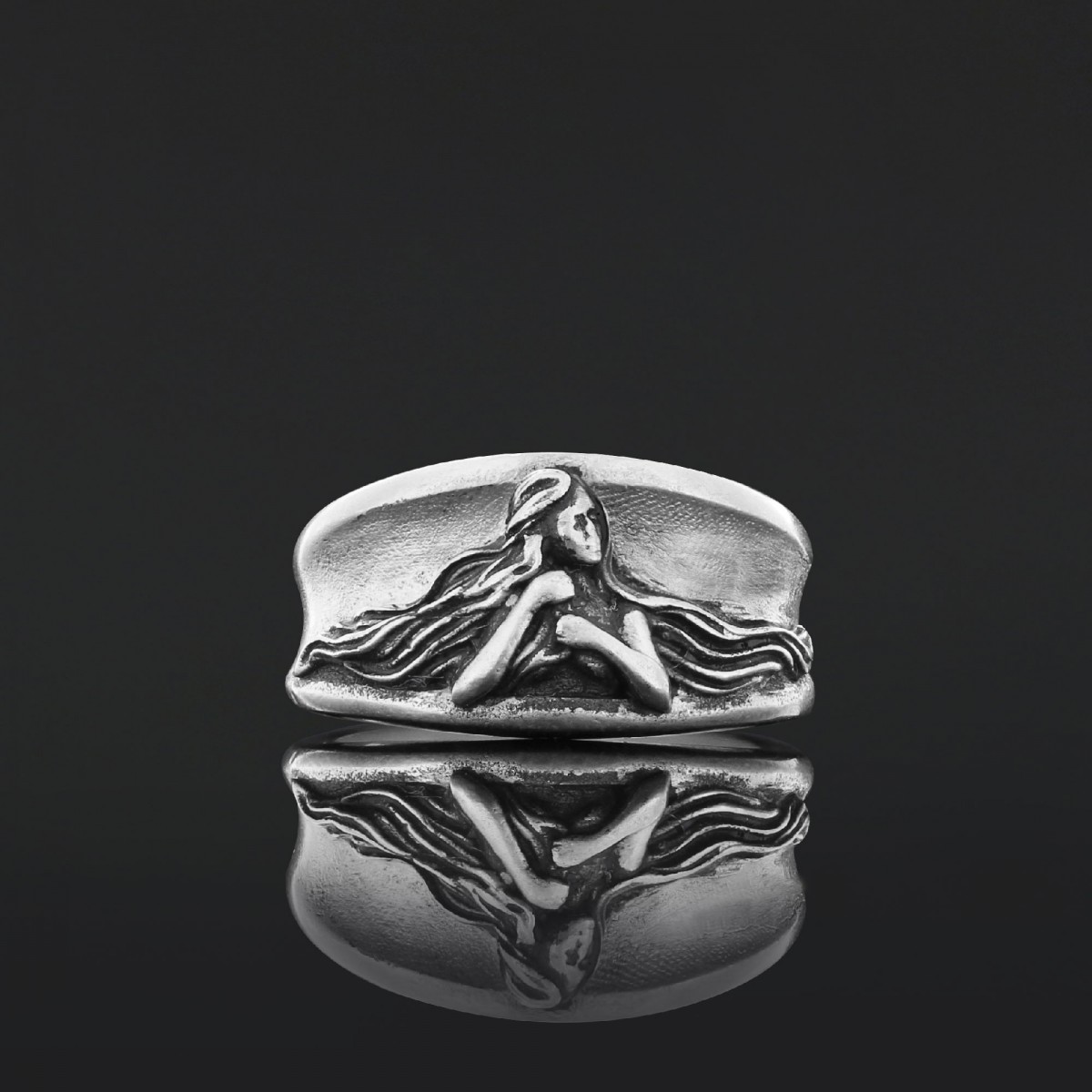 Başak Burcu El Yapımı 925 Ayar Gümüş Kadın Yüzük Başak Burcu El Yapımı 925 Ayar Gümüş Kadın Yüzük