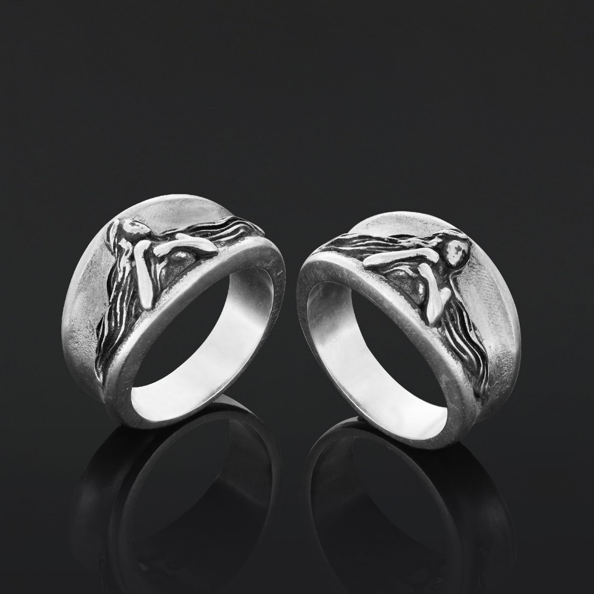 Başak Burcu El Yapımı 925 Ayar Gümüş Kadın Yüzük Başak Burcu El Yapımı 925 Ayar Gümüş Kadın Yüzük