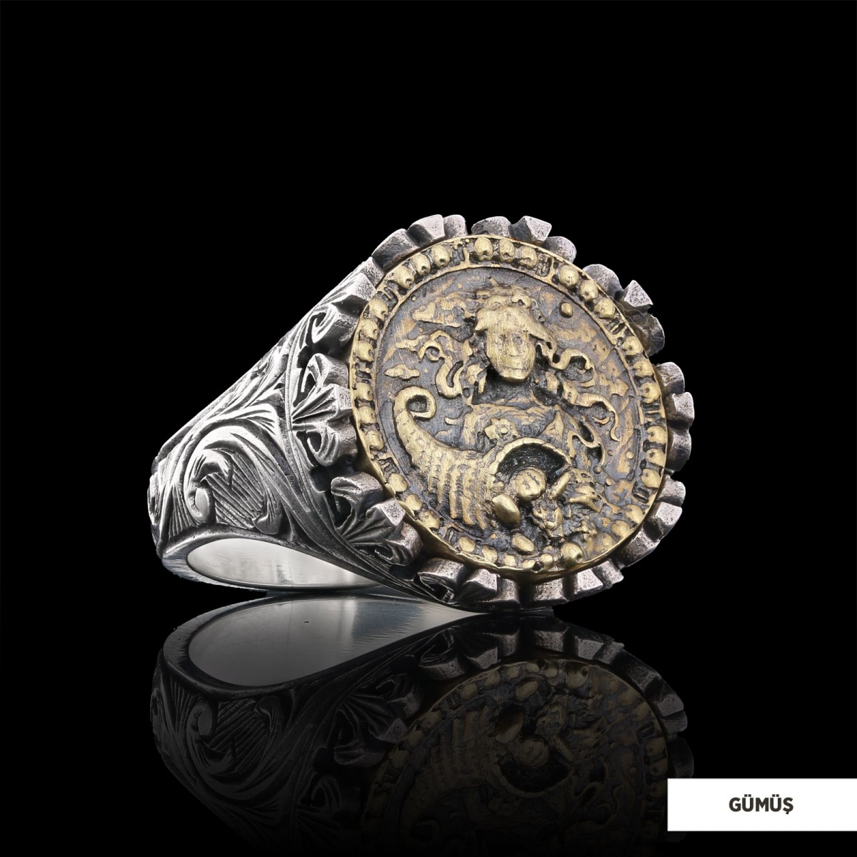 Başak Burcu Yüzük, 925 Ayar Gümüş Başak Burç Yüzük Başak Burcu Yüzük, 925 Ayar Gümüş Başak Burç Yüzük