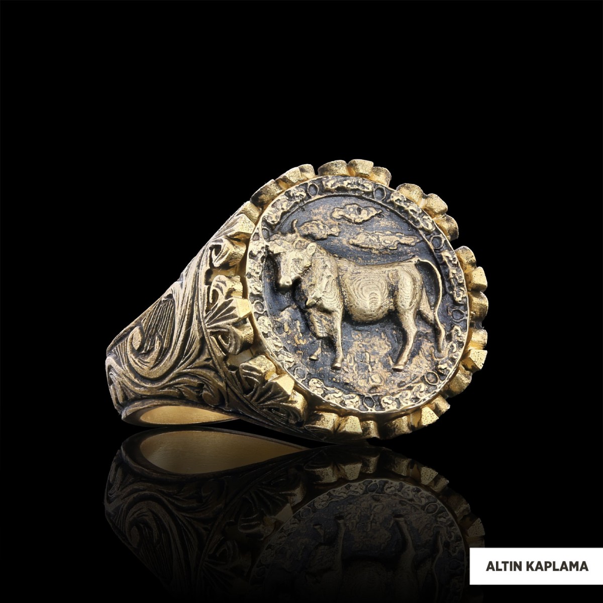 Boğa Burcu Yüzük, 925 Ayar Gümüş Boğa Burç Yüzük Boğa Burcu Yüzük, 925 Ayar Gümüş Boğa Burç Yüzük