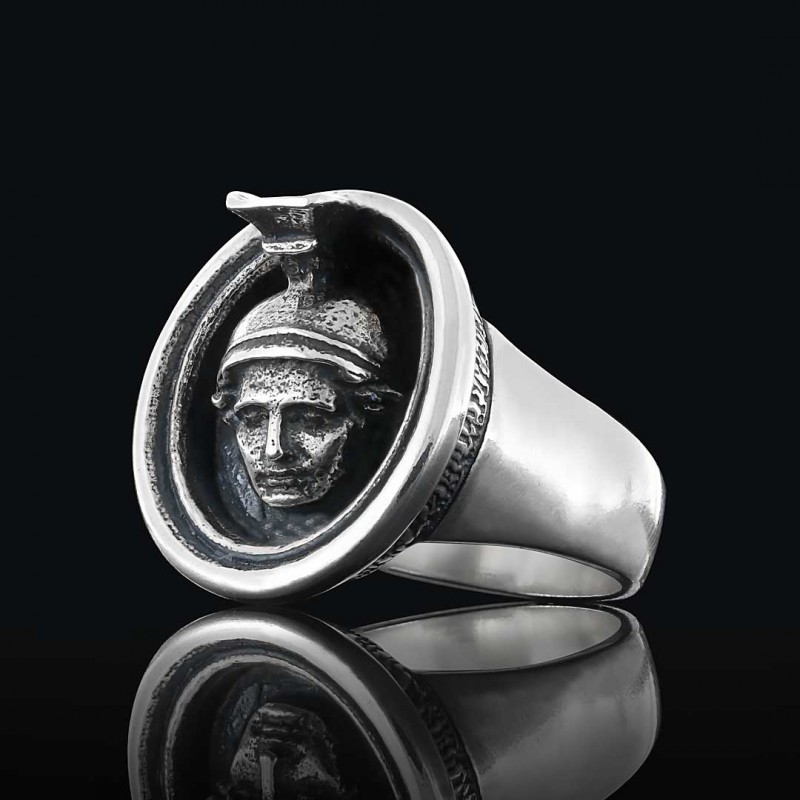 925 Ayar Gümüş Özel Üretim Athena Gümüş Yüzük