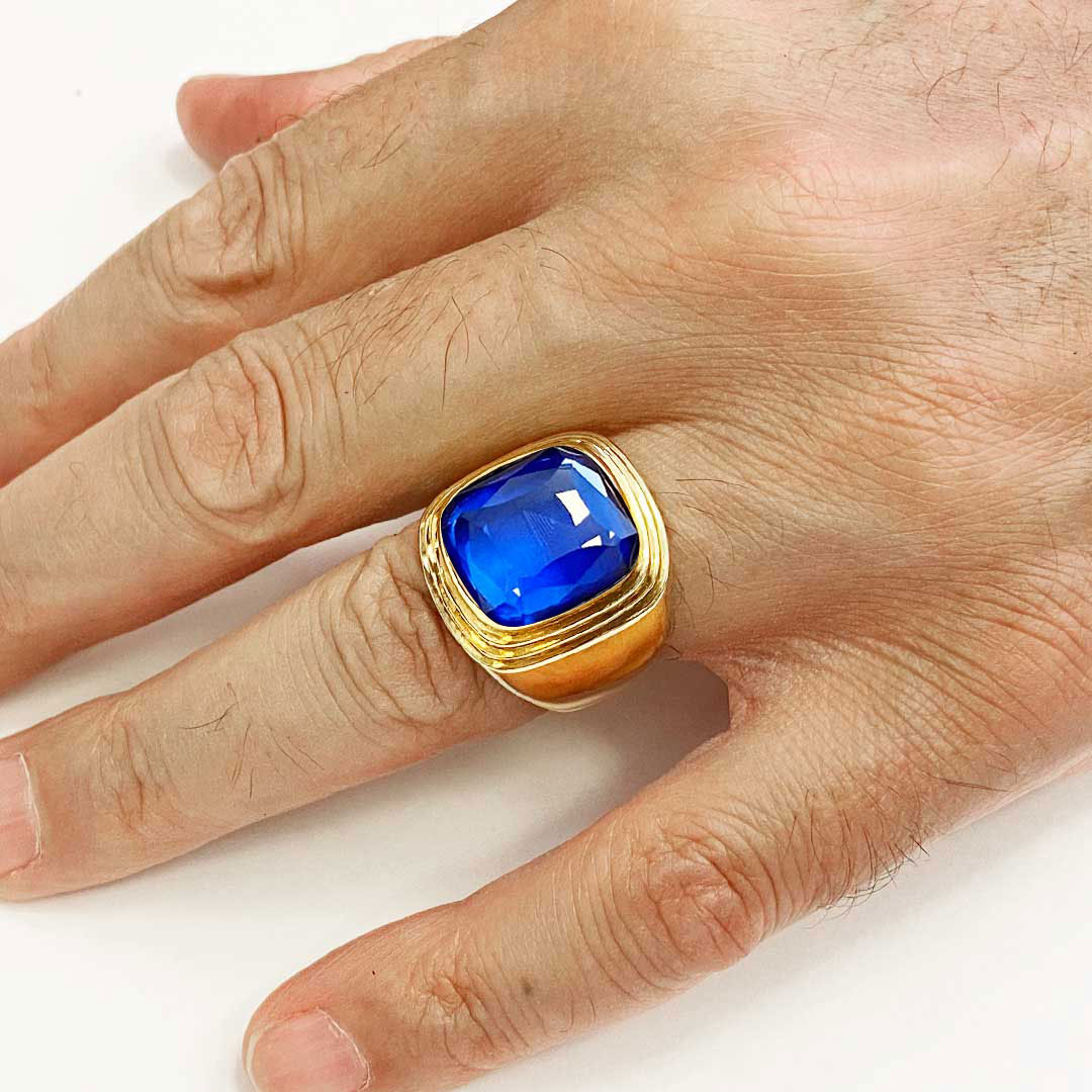 Gümüş Safir Taşlı Yüzük, Safir Taşlı Yüzük, Her Tarza Uyan Safir Taşlı Yüzük Modelleri