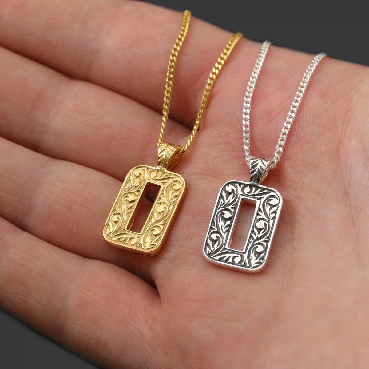 Gümüş ve Gold Kaplama Özel Üretim Üç Boyutlu O Harfli Kolye Gümüş ve Gold Kaplama Özel Üretim Üç Boyutlu O Harfli Kolye