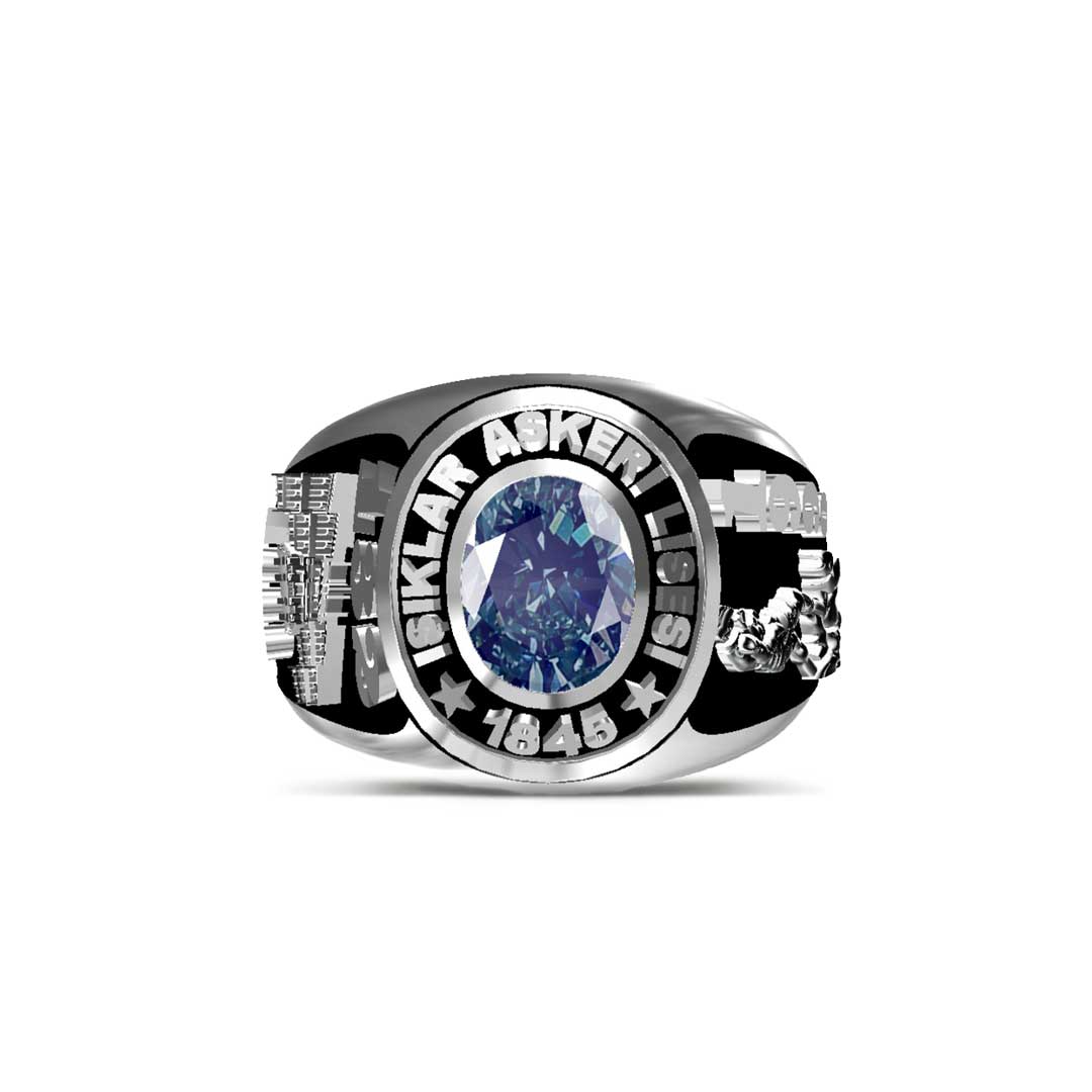 Işıklar Askeri Lisesi Yüzüğü 1990 Mezunu - 132. Dönem - 4000 Devresi