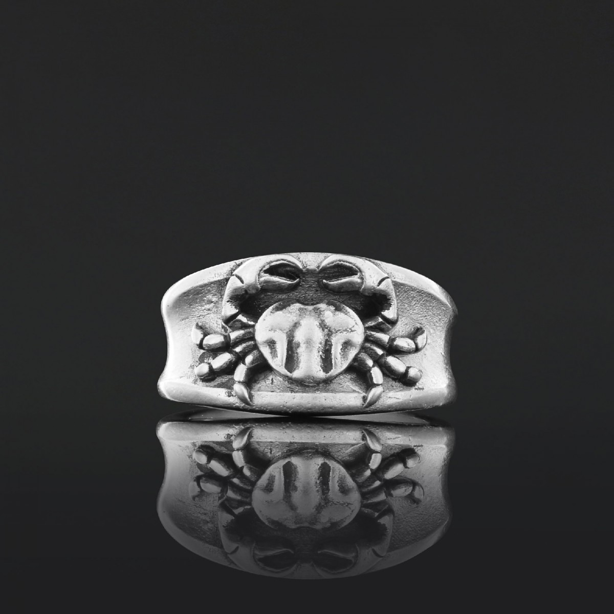 Kadın Yengeç Burcu Gümüş Yüzük Kadın Yengeç Burcu Gümüş Yüzük