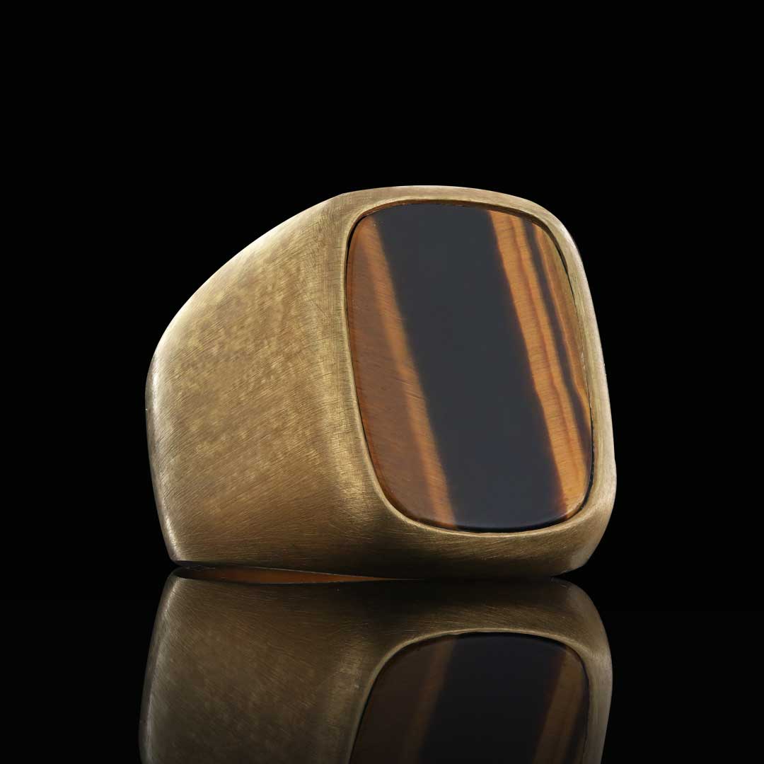 Kaplan Gözü Erkek Gümüş Yüzük Kaplan Gözü Erkek Gümüş Yüzük