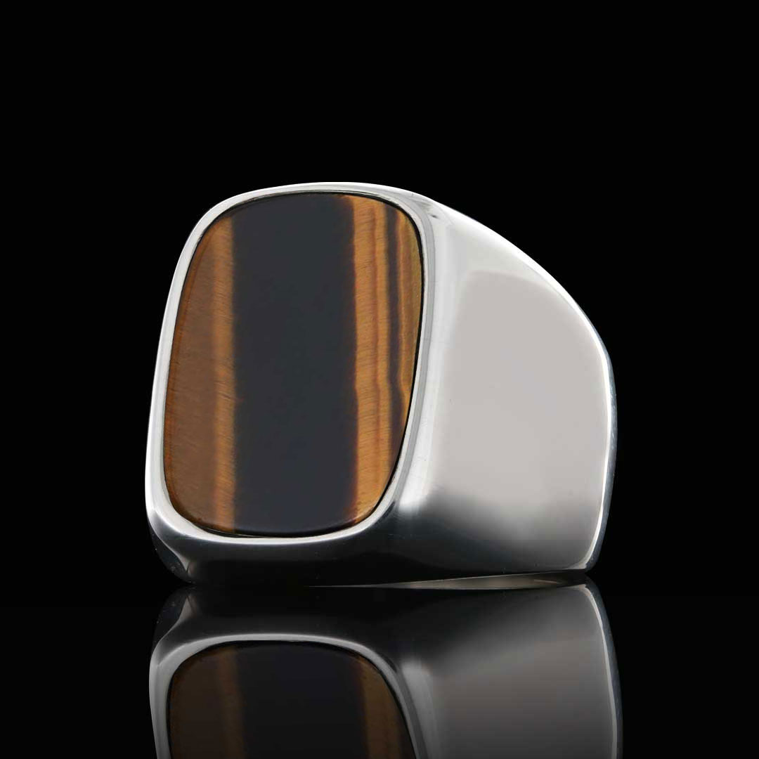 Kaplan Gözü Erkek Gümüş Yüzük Kaplan Gözü Erkek Gümüş Yüzük