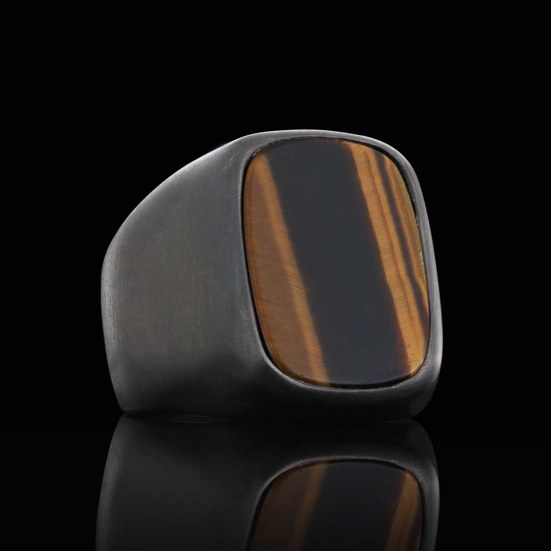 Kaplan Gözü Erkek Gümüş Yüzük Kaplan Gözü Erkek Gümüş Yüzük