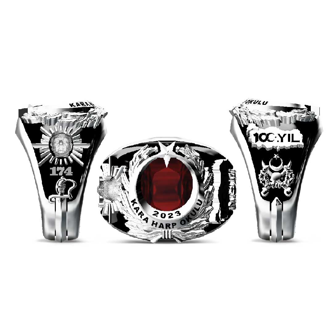 Kara Harp Okulu 2023 - 100. Yıl Yüzüğü Kara Harp Okulu 2023 - 100. Yıl Yüzüğü