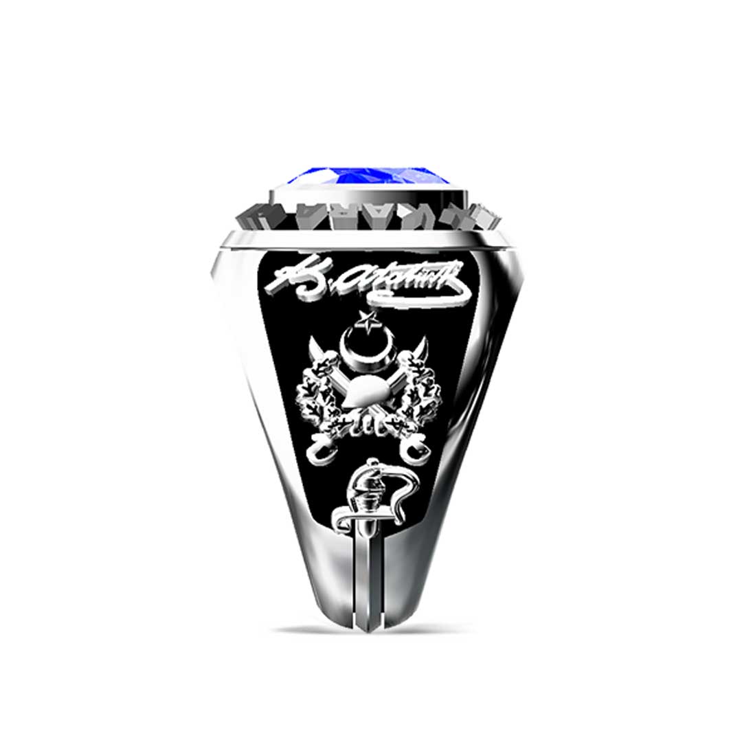 Kara Harp Okulu Yüzüğü 1934, KHO Yüzüğü 1989-140, Harp Okulu Yüzük Kara Harp Okulu Yüzüğü 1934, KHO Yüzüğü 1989-140, Harp Okulu Yüzük