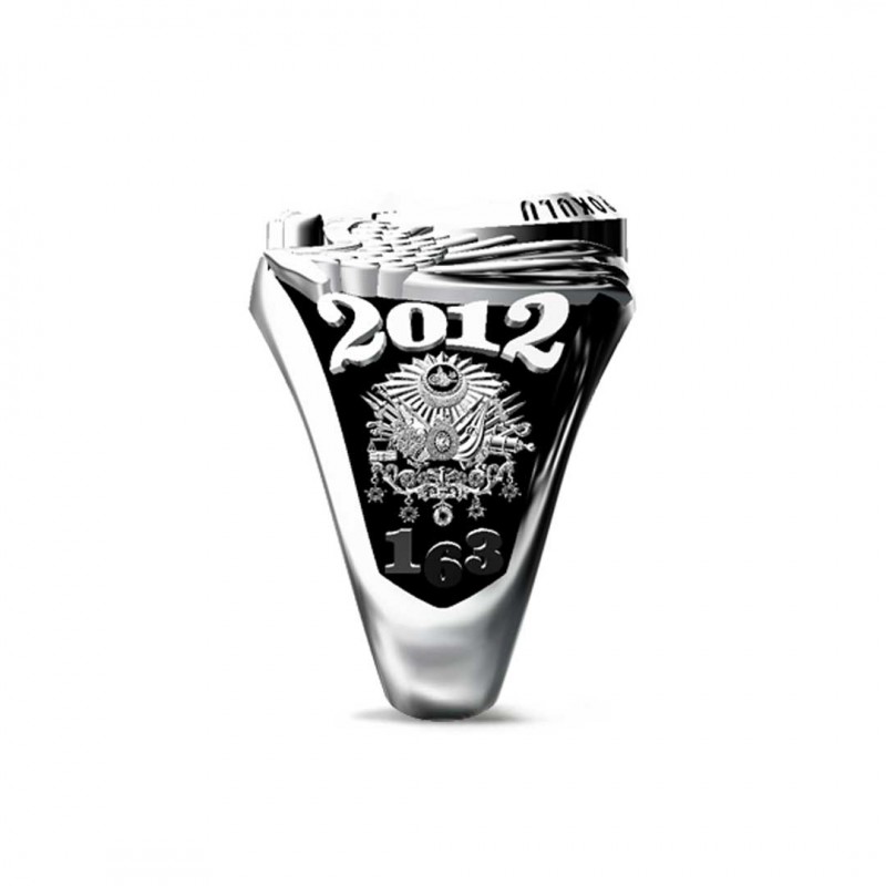 Kara Harp Okulu Yüzüğü 2012 Harbiye 163.Dönem
