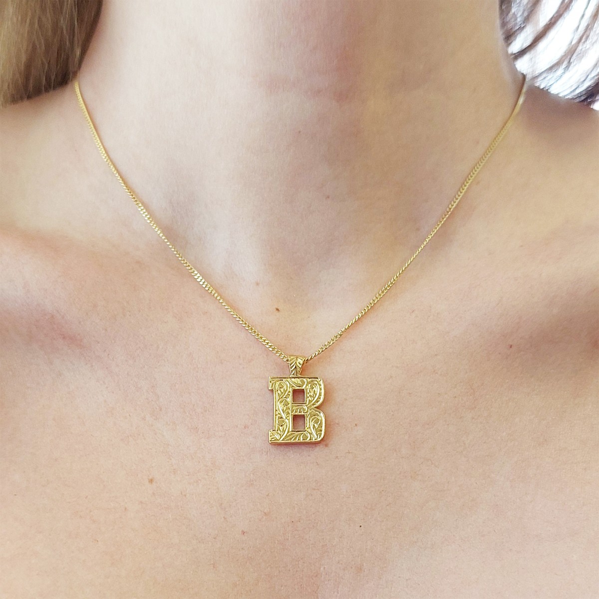 Kişiye Özel Baş Harfli 925 Ayar Gümüş El Yapımı B Kadın Kolye Kişiye Özel Baş Harfli 925 Ayar Gümüş El Yapımı B Kadın Kolye