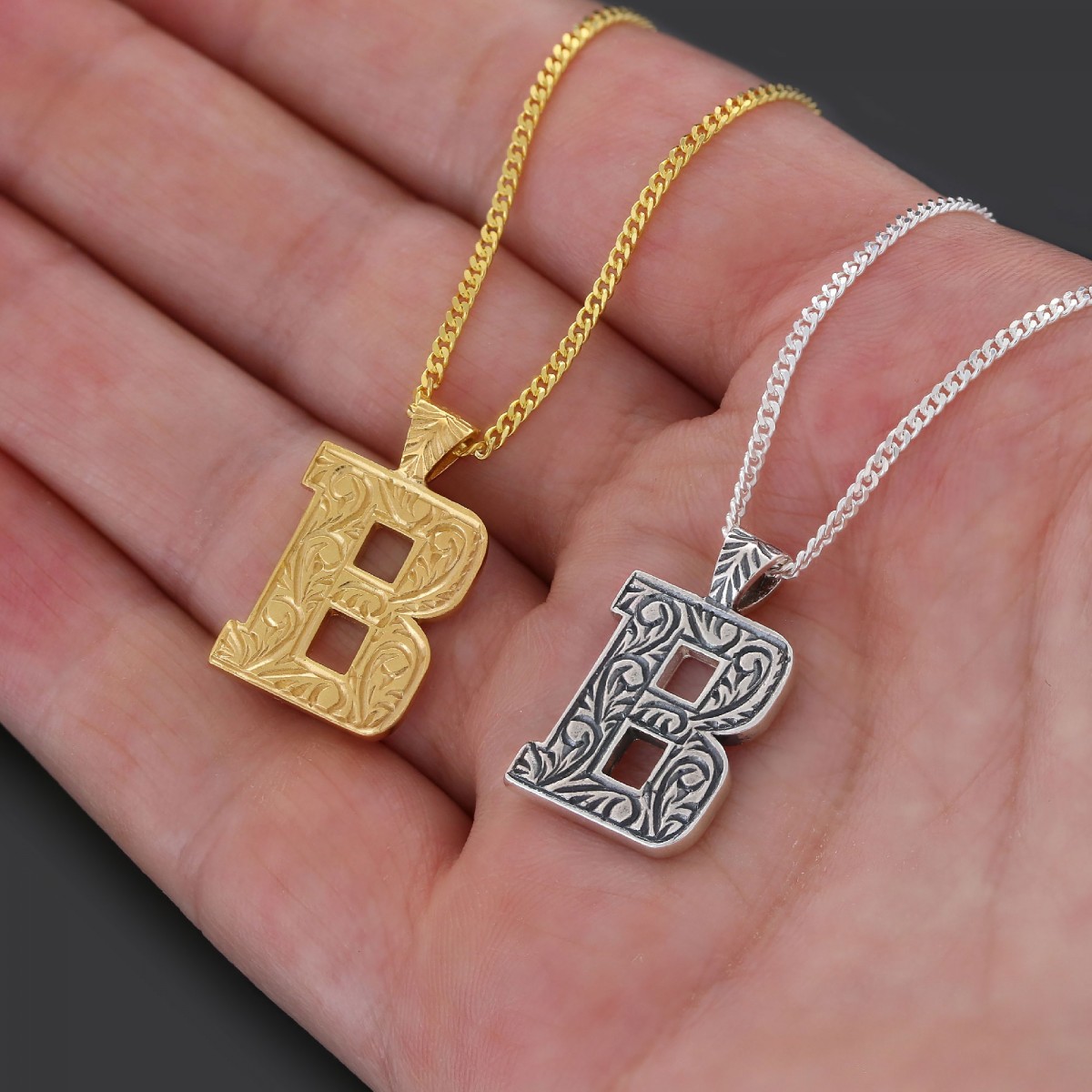 Kişiye Özel Baş Harfli 925 Ayar Gümüş El Yapımı B Kadın Kolye Kişiye Özel Baş Harfli 925 Ayar Gümüş El Yapımı B Kadın Kolye