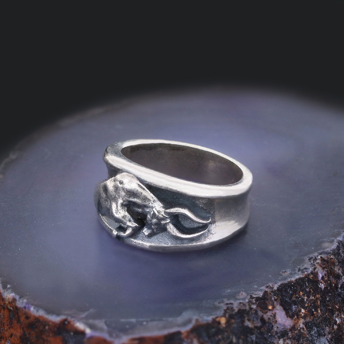 Kişiye Özel Boğa Burcu Kadın Yüzük Kişiye Özel Boğa Burcu Kadın Yüzük