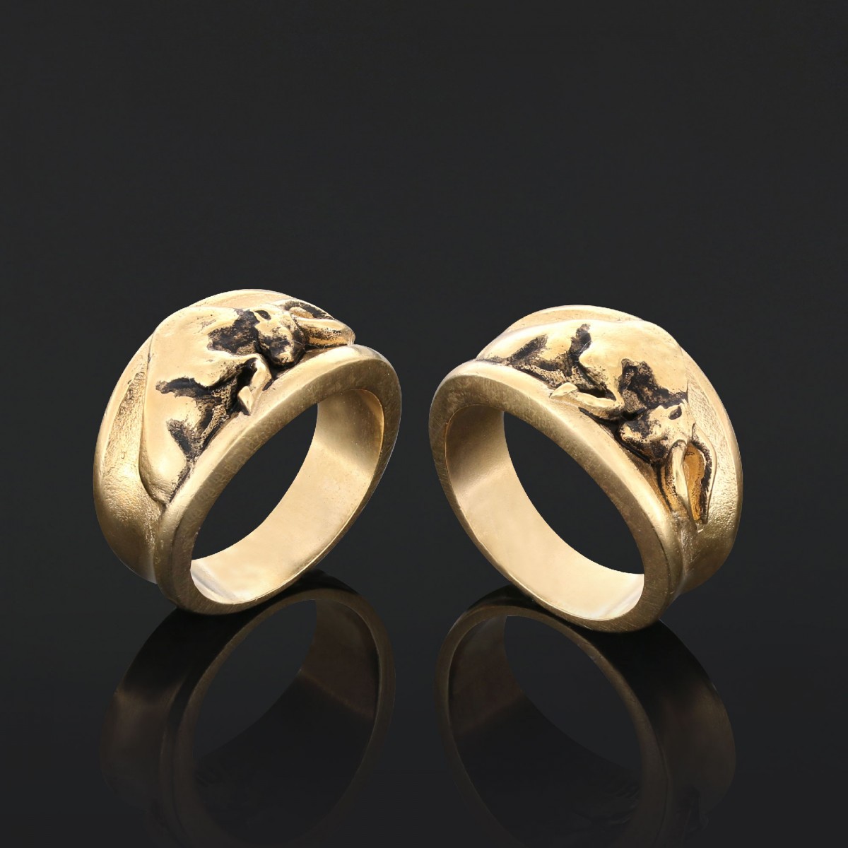 Kişiye Özel Boğa Burcu Kadın Yüzük Kişiye Özel Boğa Burcu Kadın Yüzük