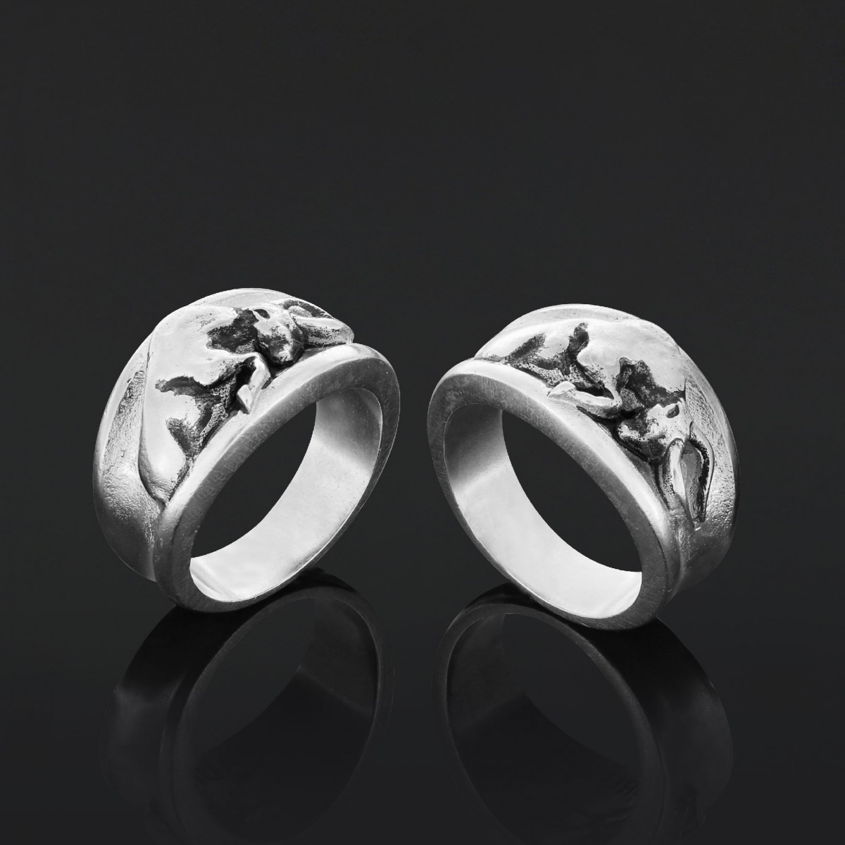 Kişiye Özel Boğa Burcu Kadın Yüzük Kişiye Özel Boğa Burcu Kadın Yüzük