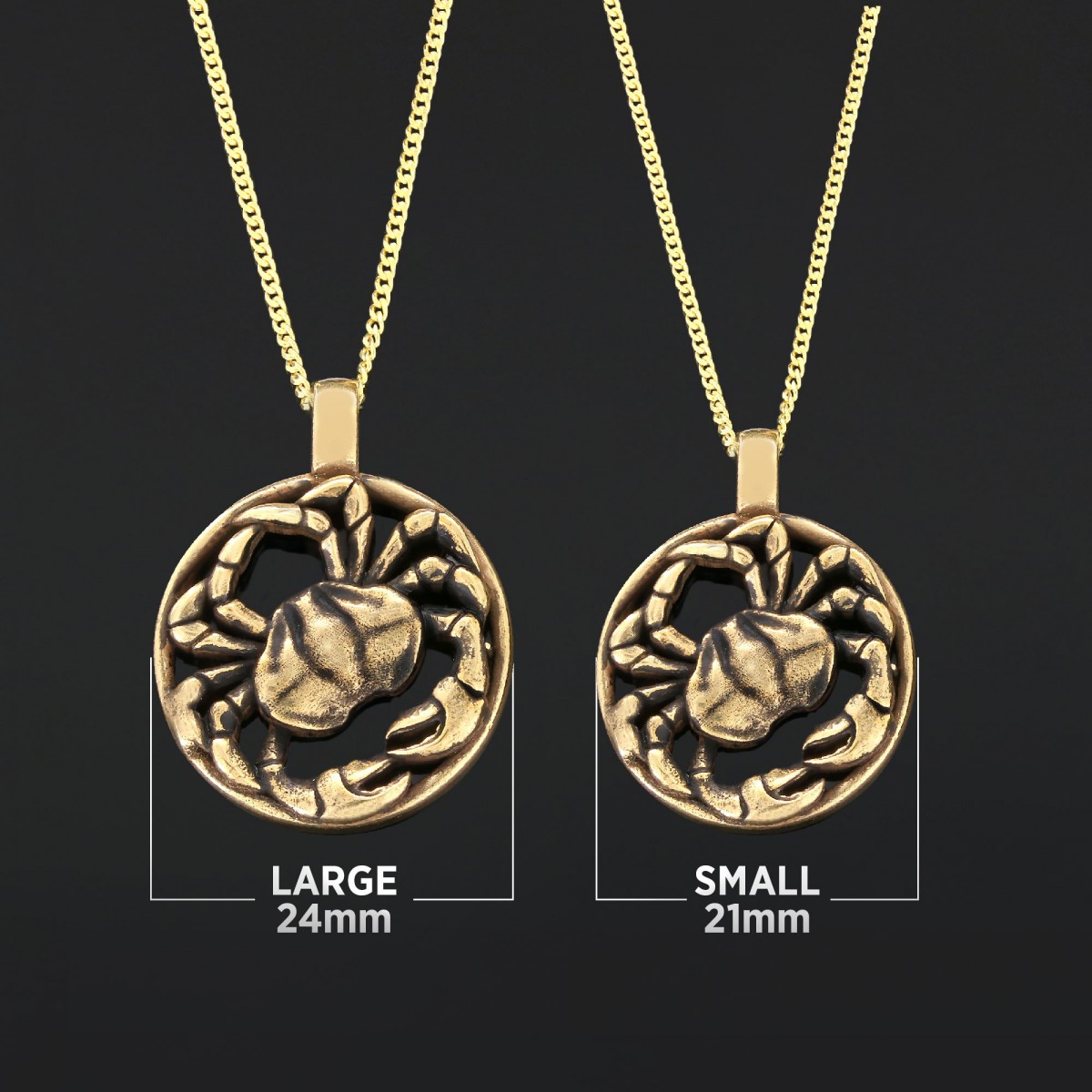 Kişiye Özel Tasarım Yengeç Burcu Kolye Kişiye Özel Tasarım Yengeç Burcu Kolye