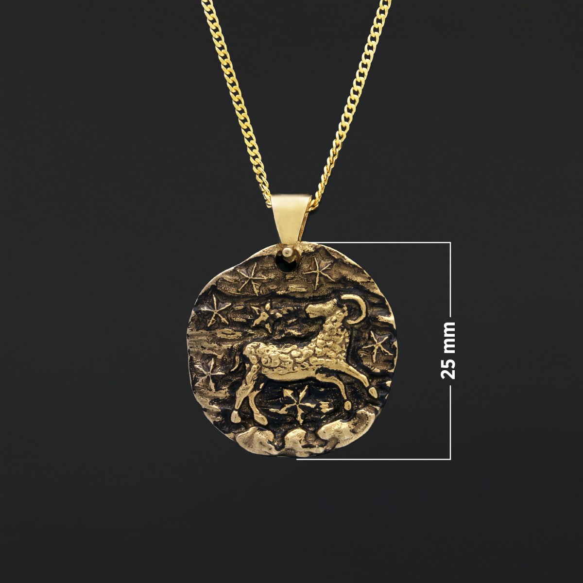 Koç Burcu Kolye Kişiye Özel Zodyak Koleksiyonu Koç Burcu Kolye Kişiye Özel Zodyak Koleksiyonu