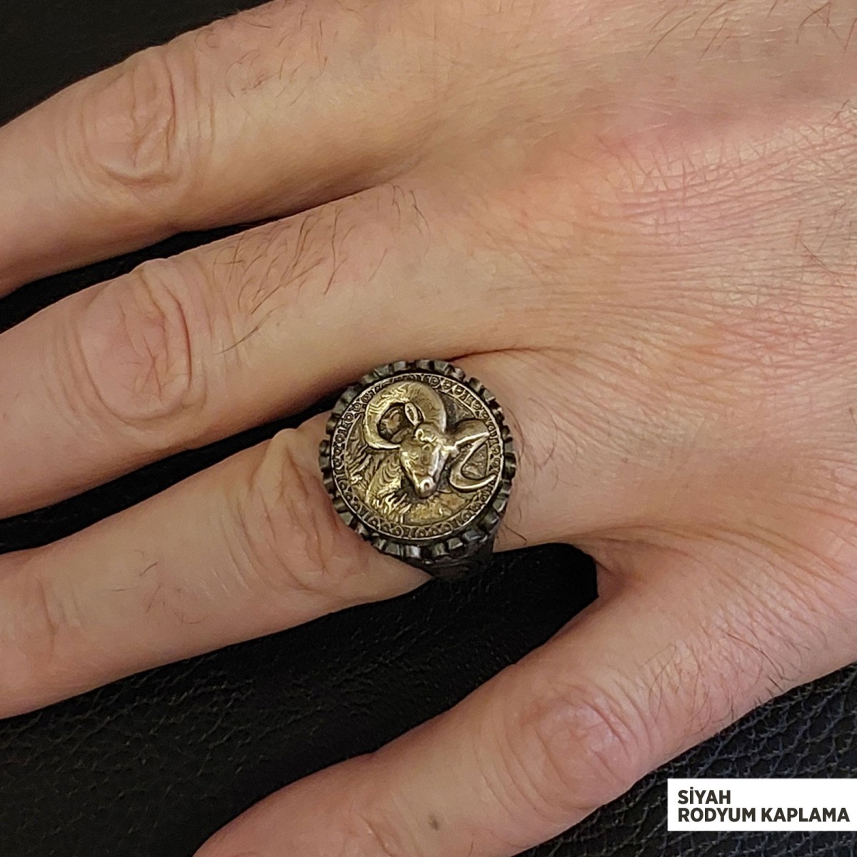Koç Burcu Yüzük, 925 Ayar Gümüş Koç Burç Yüzük Koç Burcu Yüzük, 925 Ayar Gümüş Koç Burç Yüzük