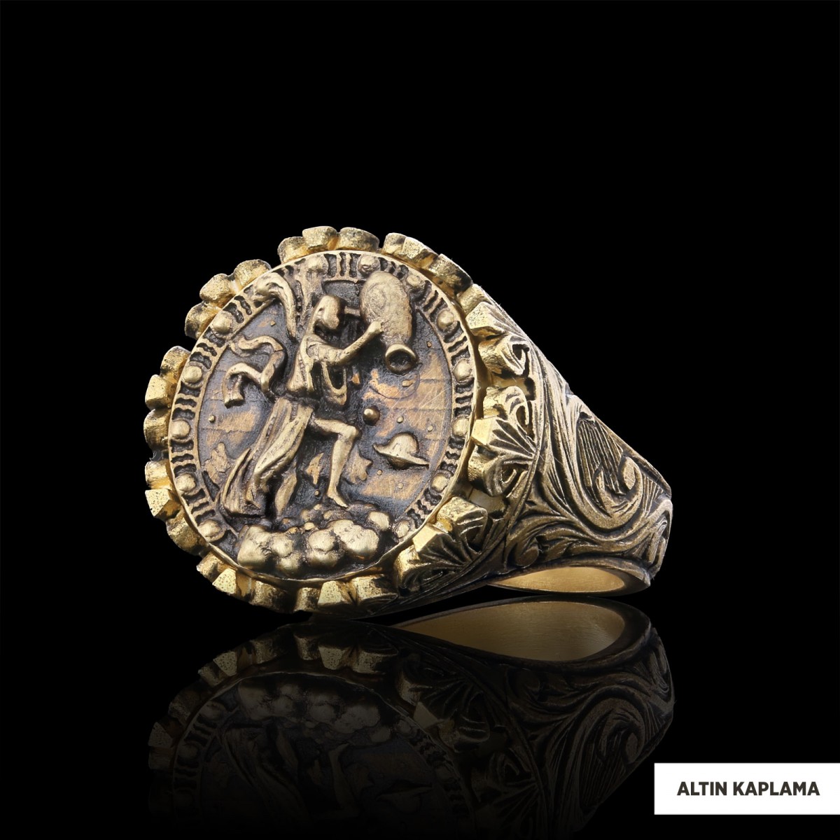 Kova Burcu Yüzük, 925 Ayar Gümüş Kova Burç Yüzük Kova Burcu Yüzük, 925 Ayar Gümüş Kova Burç Yüzük