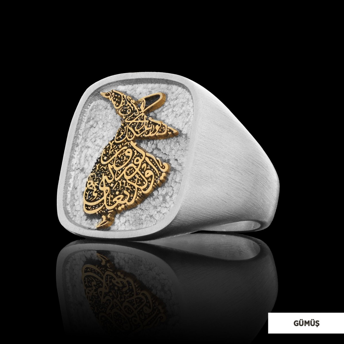 Mevlana Yüzük Gümüş Özel Tasarım Mevlana Yüzük Gümüş Özel Tasarım