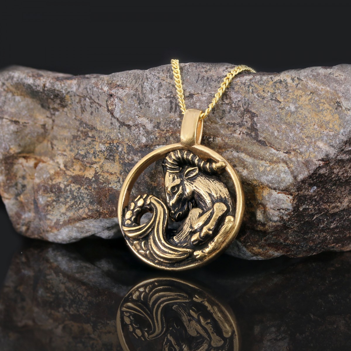 Oğlak Burcu El Yapımı Özel Gümüş Kolye Oğlak Burcu El Yapımı Özel Gümüş Kolye