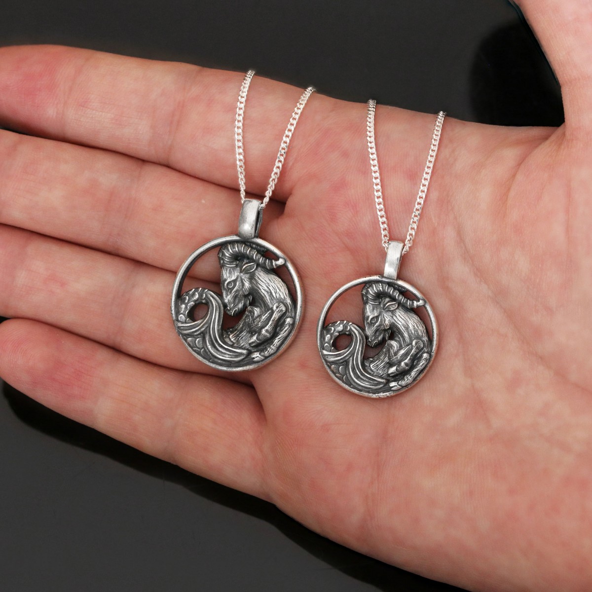 Oğlak Burcu El Yapımı Özel Gümüş Kolye Oğlak Burcu El Yapımı Özel Gümüş Kolye