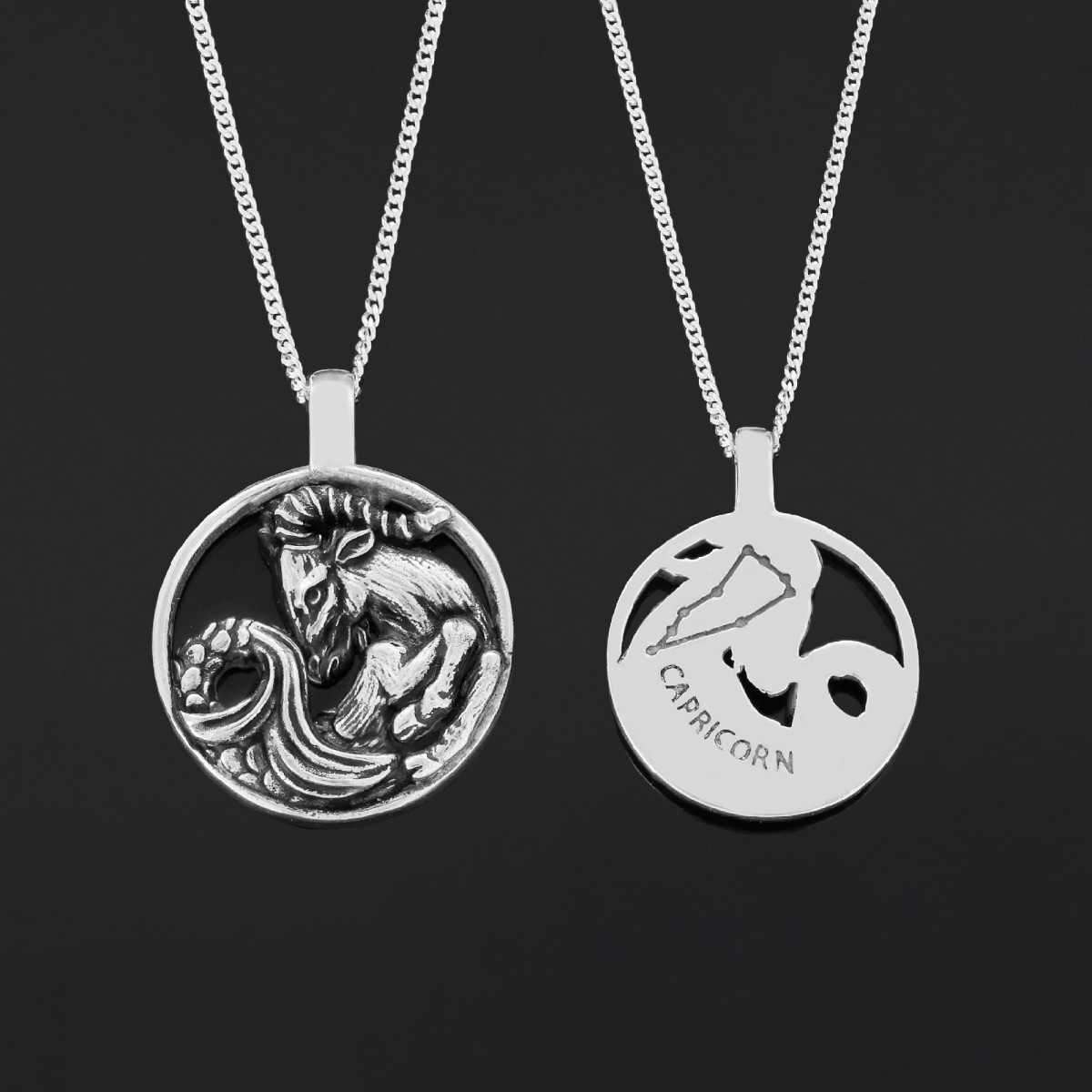 Oğlak Burcu El Yapımı Özel Gümüş Kolye Oğlak Burcu El Yapımı Özel Gümüş Kolye