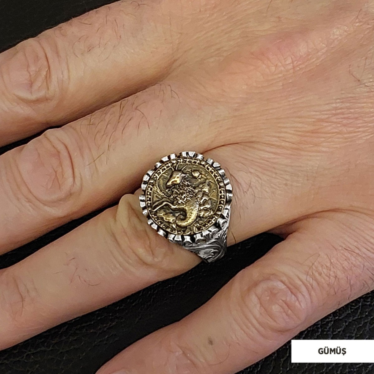 Oğlak Burcu Yüzük, 925 Ayar Gümüş Oğlak Burç Yüzük Oğlak Burcu Yüzük, 925 Ayar Gümüş Oğlak Burç Yüzük