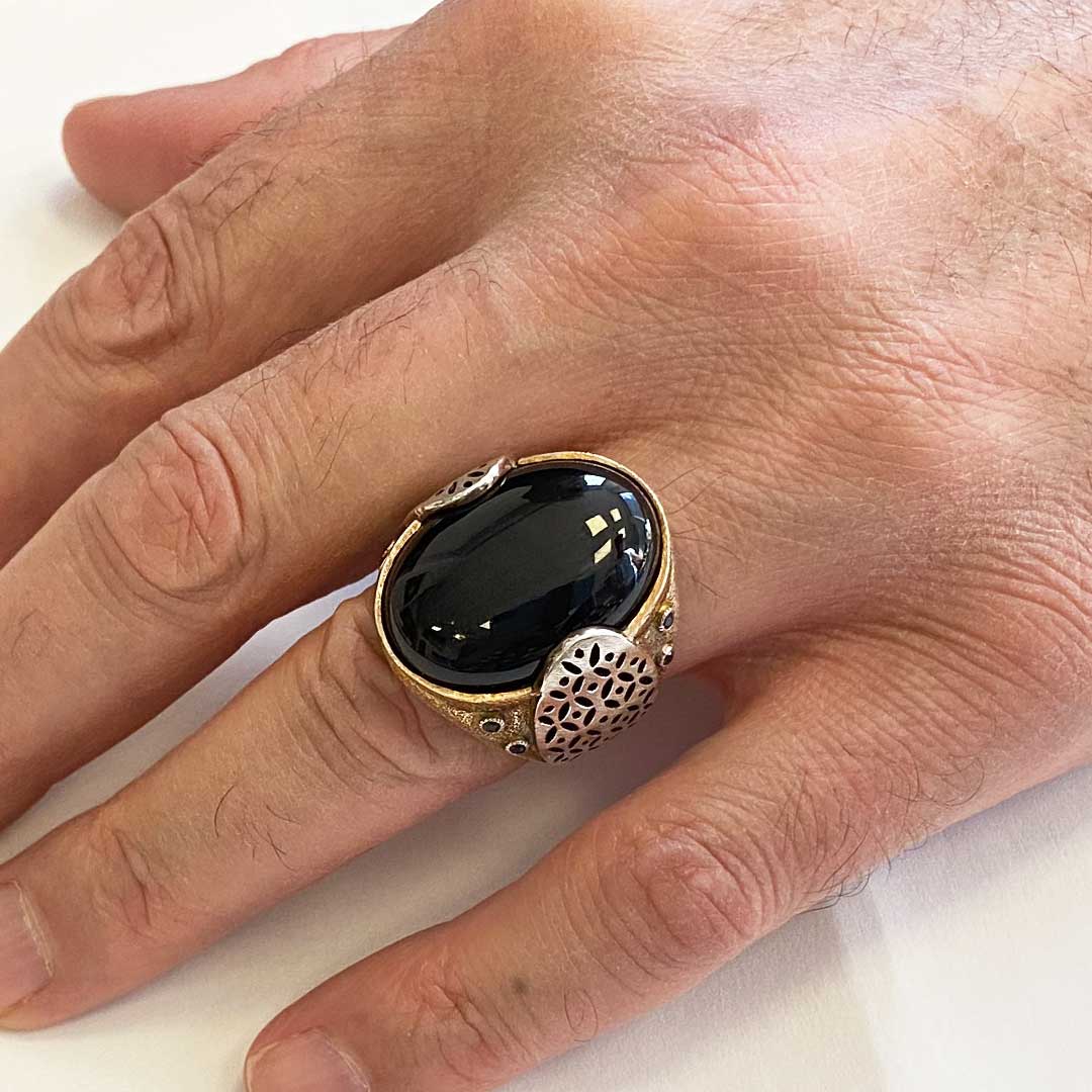 Oniks Taşlı Erkek Yüzük, Yüzük, Özel Tasarım Oniks Yüzük, Siyah Akik Yüzük Oniks Taşlı Erkek Yüzük, Yüzük, Özel Tasarım Oniks Yüzük, Siyah Akik Yüzük