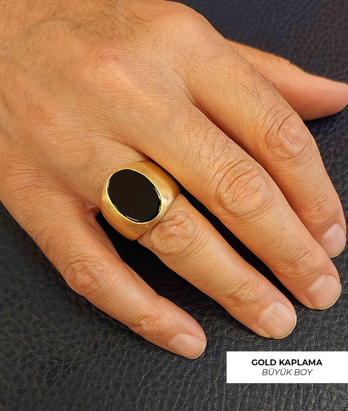 Oniks Taşlı Özel Tasarım Oval Yüzük, Oniks Taşlı Gümüş Yüzük, Sade Oniks Taşlı Yüzük