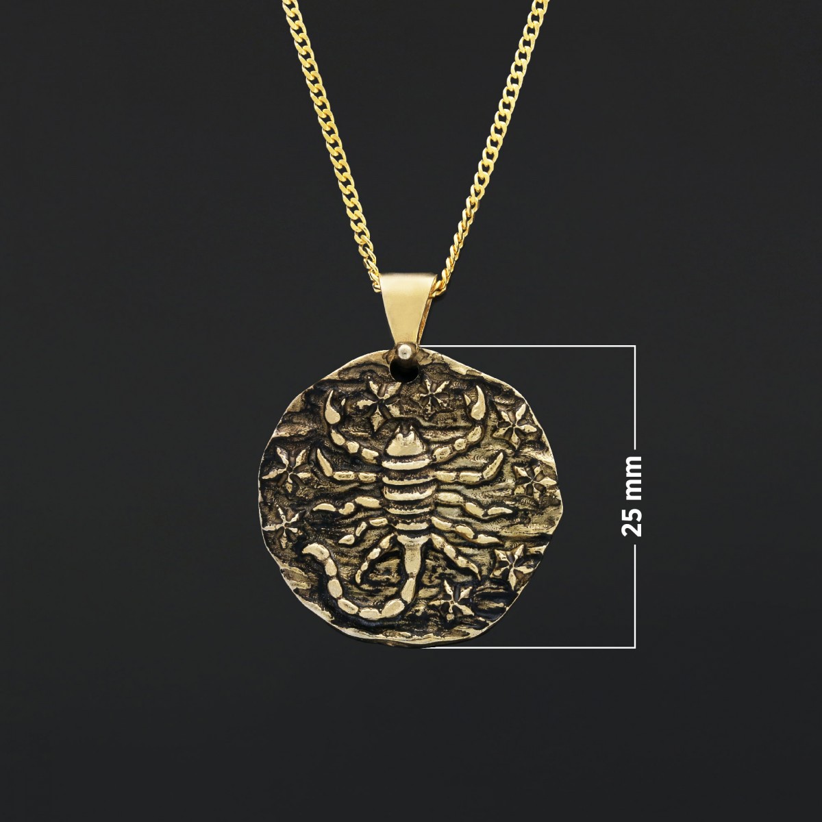 Özel Üretim Akrep Burcu Kolye Gümüş Özel Üretim Akrep Burcu Kolye Gümüş