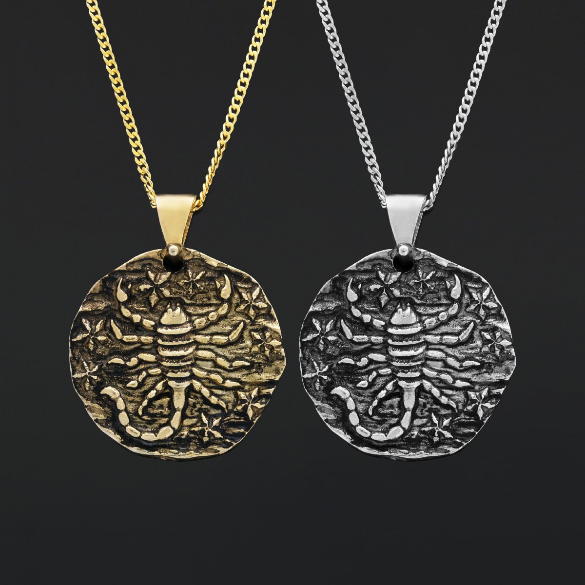 Özel Üretim Akrep Burcu Kolye Gümüş Özel Üretim Akrep Burcu Kolye Gümüş