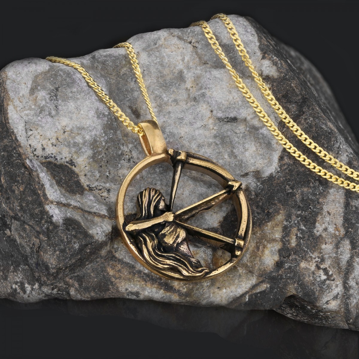 Özel Üretim Yay Burcu Gümüş Kolye Özel Üretim Yay Burcu Gümüş Kolye