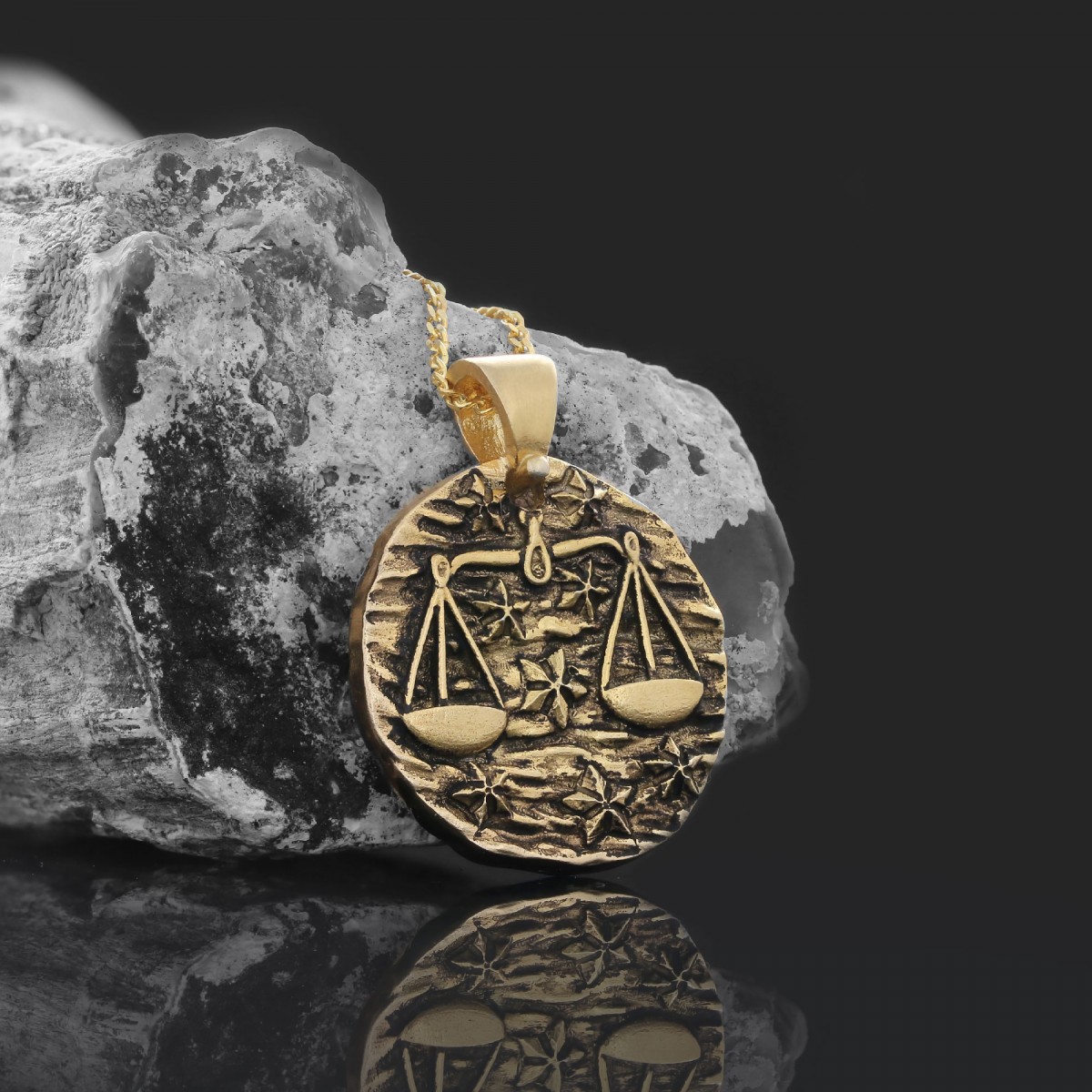 Terazi Burcu Kolye Altın Kaplama Özel Tasarım Zodyak Koleksiyonu Terazi Burcu Kolye Altın Kaplama Özel Tasarım Zodyak Koleksiyonu