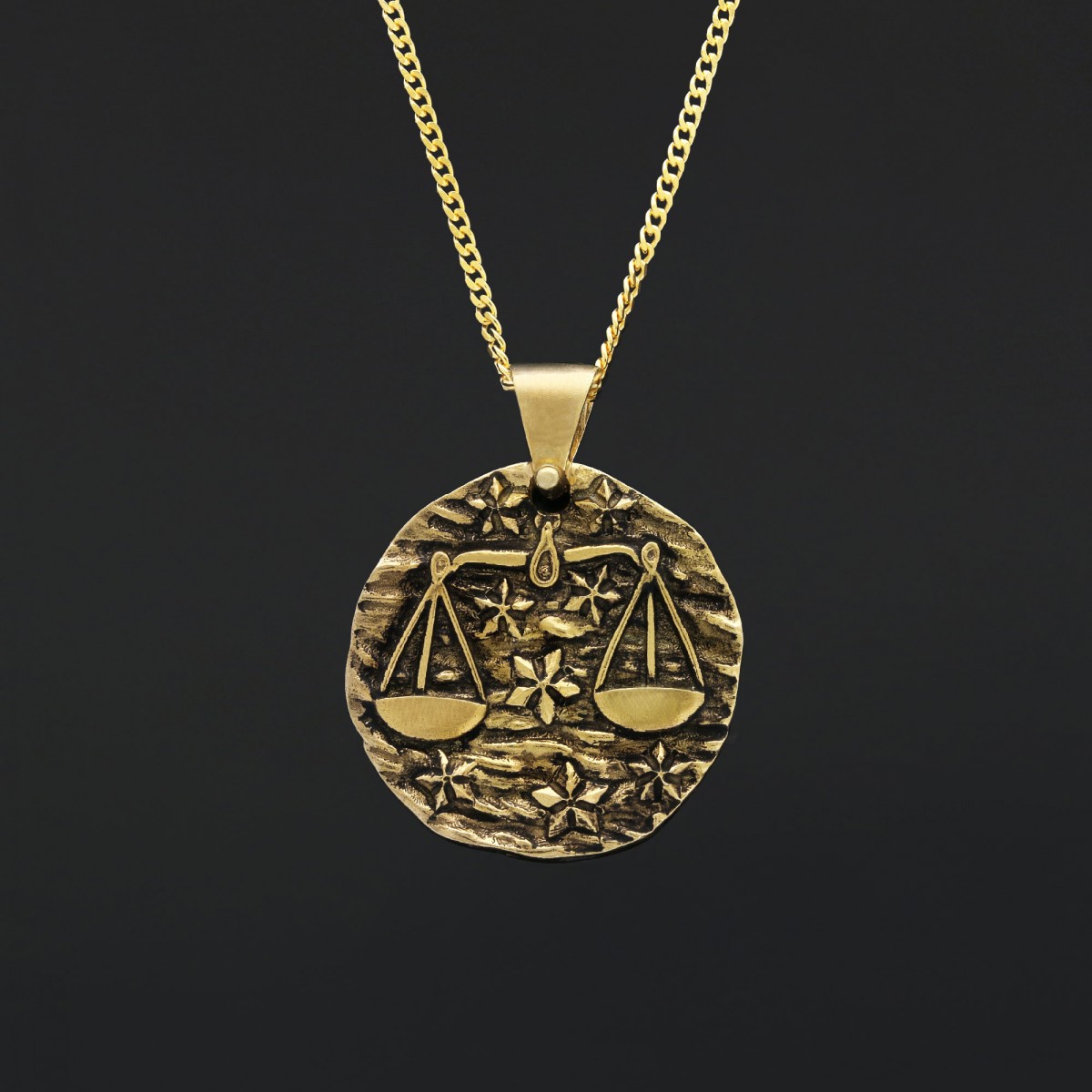 Terazi Burcu Kolye Altın Kaplama Özel Tasarım Zodyak Koleksiyonu Terazi Burcu Kolye Altın Kaplama Özel Tasarım Zodyak Koleksiyonu