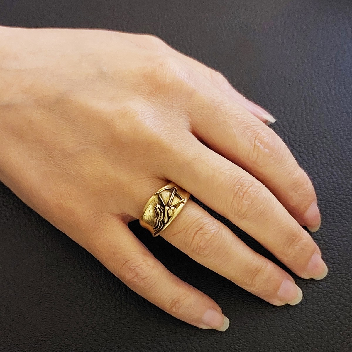 Yay Burcu 925 Ayar Gümüş Özel Üretim El Yapımı Yüzük Yay Burcu 925 Ayar Gümüş Özel Üretim El Yapımı Yüzük