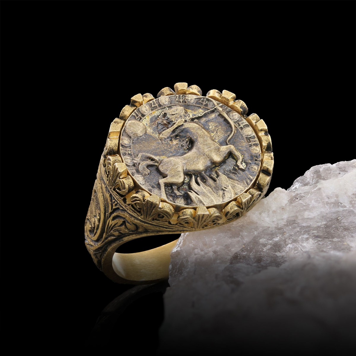 Yay Burcu Yüzük, 925 Ayar Gümüş Yay Burç Yüzük Yay Burcu Yüzük, 925 Ayar Gümüş Yay Burç Yüzük