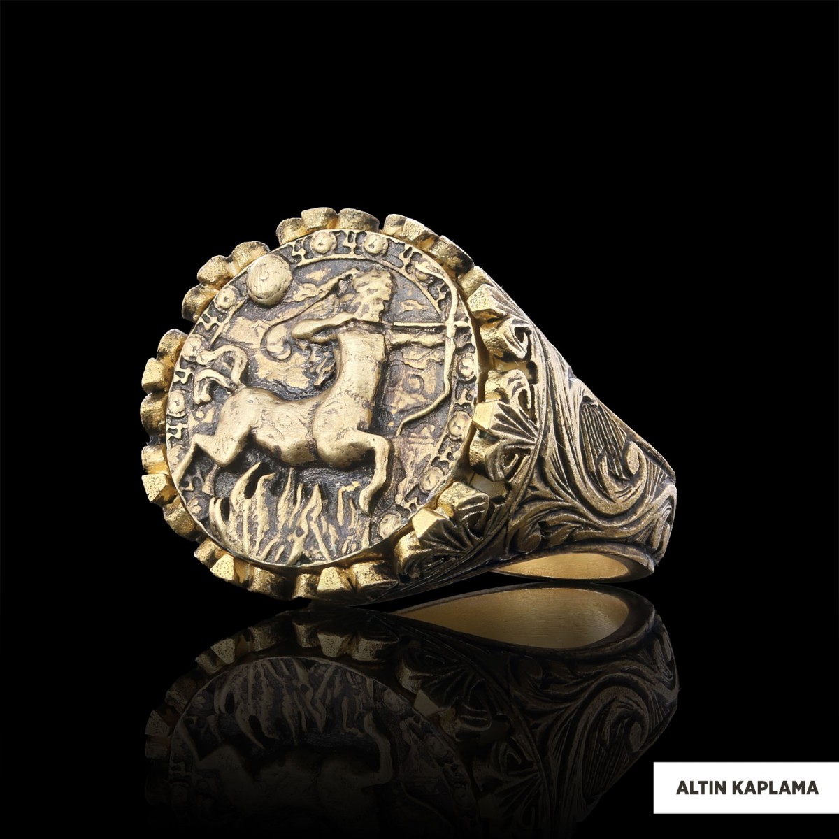 Yay Burcu Yüzük, 925 Ayar Gümüş Yay Burç Yüzük Yay Burcu Yüzük, 925 Ayar Gümüş Yay Burç Yüzük