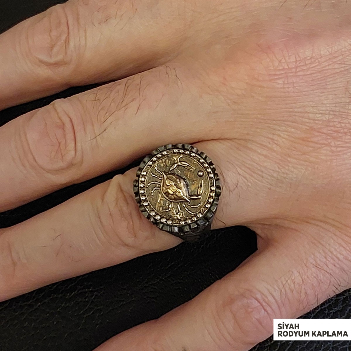 Yengeç Burcu Yüzük, 925 Ayar Gümüş Yengeç Burç Yüzük Yengeç Burcu Yüzük, 925 Ayar Gümüş Yengeç Burç Yüzük