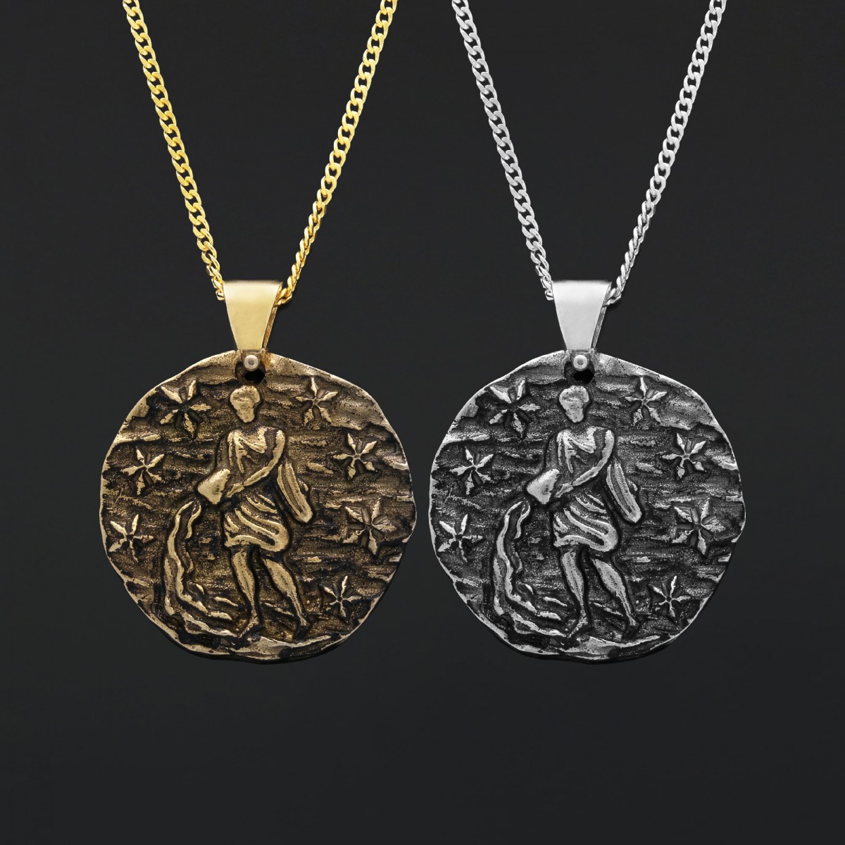 Zodyak Özel Koleksiyonu Kova Burcu Kolye Gümüş Zodyak Özel Koleksiyonu Kova Burcu Kolye Gümüş