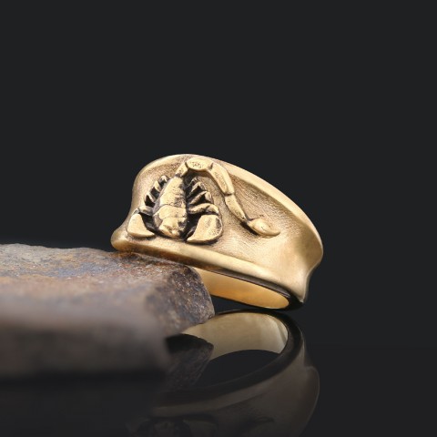 925 Ayar Gümüş Akrep Burcu Yüzük