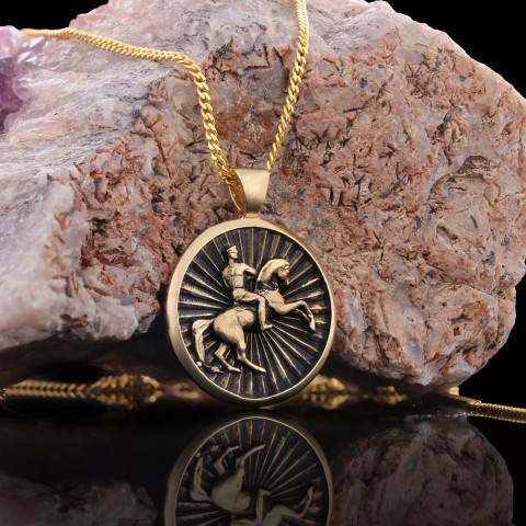 925 Ayar Gümüş M. Kemal Atatürk Kolye