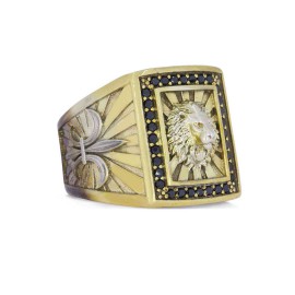 Aslanlı Yüzük Gold