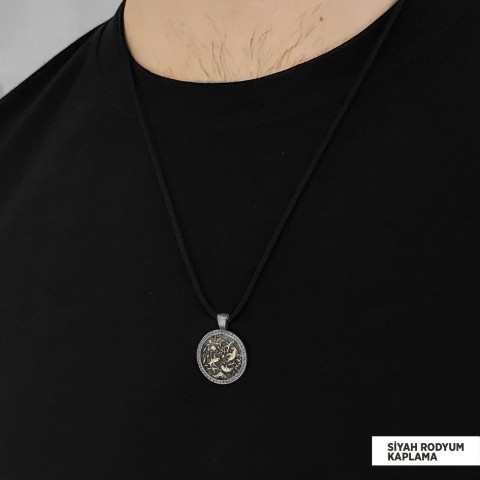 Balık ve Lotus Kolye