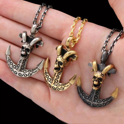 Çapa Kolye Erkek Gümüş 925 Ayar Çapa Kolye Erkek Gümüş 925 Ayar